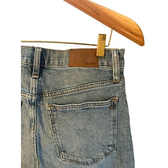 Madewell Women's The Perfect Vintage Crop Jean Size 27 Distressed Raw Hem - Picture 4 of 5